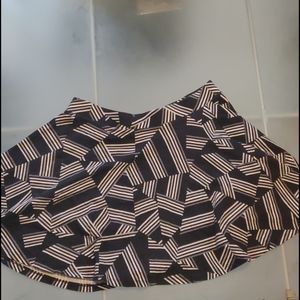 Striped Skater Skirt